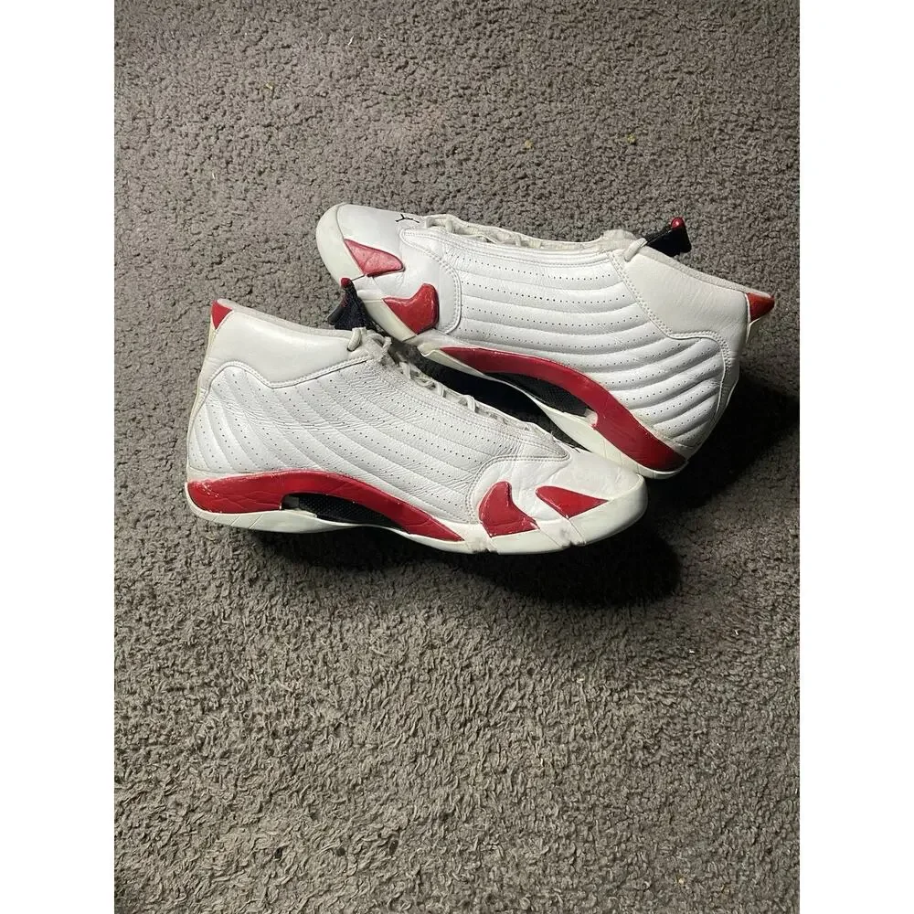 Size 15- 2006 Nike Air Jordan Retro 14 Cherry Candy Cane